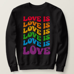Sudadera El amor es el amor gay LGBT
