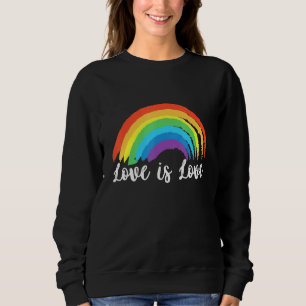 Sudadera El Amor Es El Amor Lgbt Orgullo Gay Bisexual Lluvi