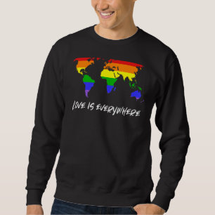 Sudadera El amor es homosexual en todas partes