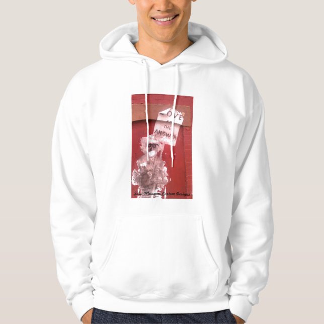 SUDADERA EL AMOR ES LA RESPUESTA (Anverso)