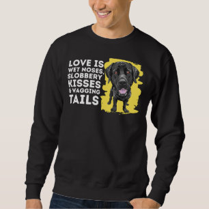 Sudadera El Amor Es Nosas Húmedas Labrador Recuperador Perr