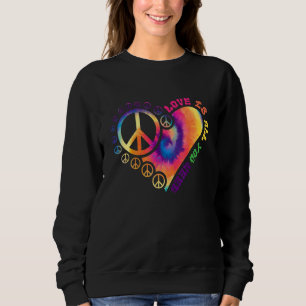 Sudadera El Amor Es Todo Lo Que Necesitas Tie Dye Hippie