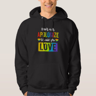 Sudadera El Amor Es Una Bandera De Orgullo Gay De Derechos