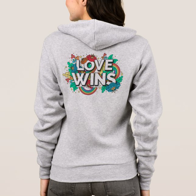 Sudadera El Amor Gana (Reverso)