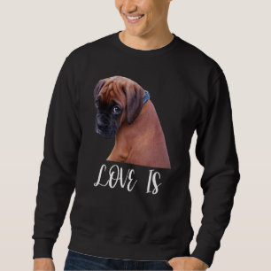 Sudadera El amor lindo es que los grandes dueños de bóxer t