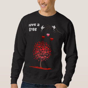 Sudadera El amor nacional es un día arbolado para los hombr