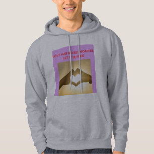 SUDADERA EL AMOR NO TIENE FRONTERAS DÉJALO SER LIBRE