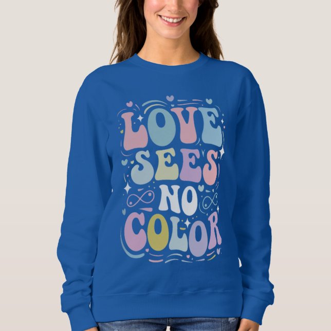 Sudadera El amor no ve color (Anverso)