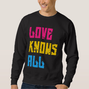 Sudadera El amor por el orgullo pansexual conoce todos los