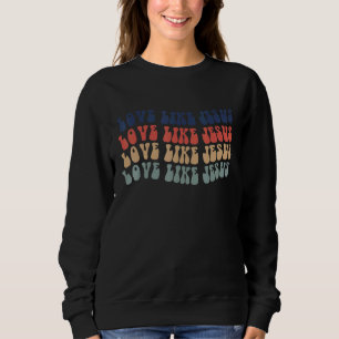 Sudadera El amor retro como Jesús Estético Vestido de moda