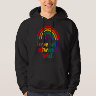 Sudadera El amor siempre ganará el orgullo Rainbow Kid Chil