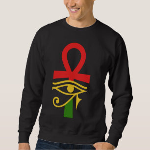 Sudadera El Antiguo Egipto Ojo Ankh De Horus Kemetic