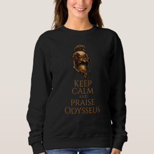 Sudadera El Antiguo Steampunk Griego Mantiene La Calma Y El