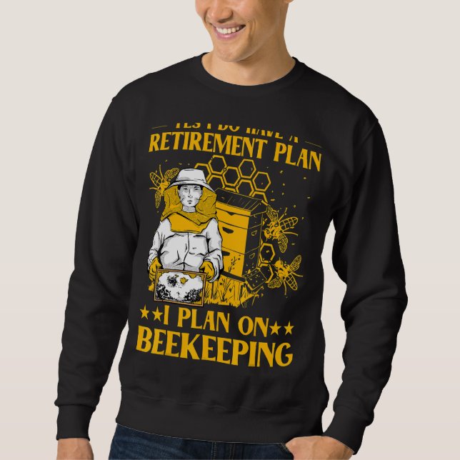 Sudadera El apicultor de abejas dice 28 (Anverso)