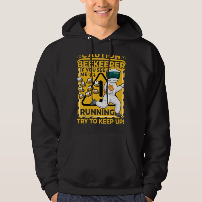 Sudadera El apicultor de abejas dice 6 (Anverso)
