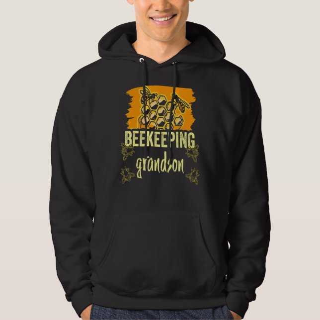 Sudadera El apicultor dice abejas hobby (Anverso)