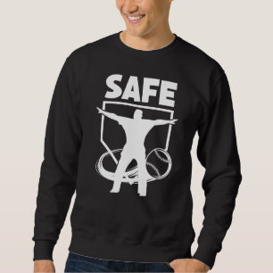 Sudadera El árbitro de béisbol mejor llama seguro