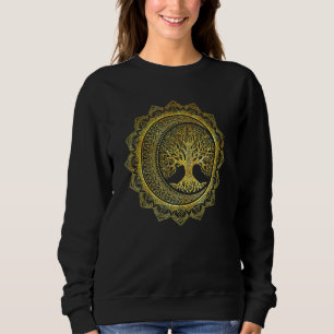 Sudadera El Árbol De La Vida Cresal Fases De La Luna Floral