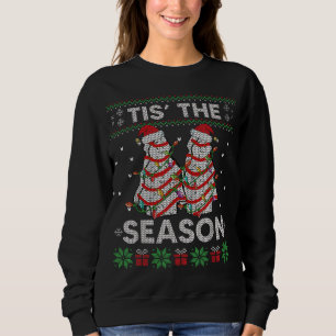 Sudadera El árbol de Navidad de temporada hace que Debbie B