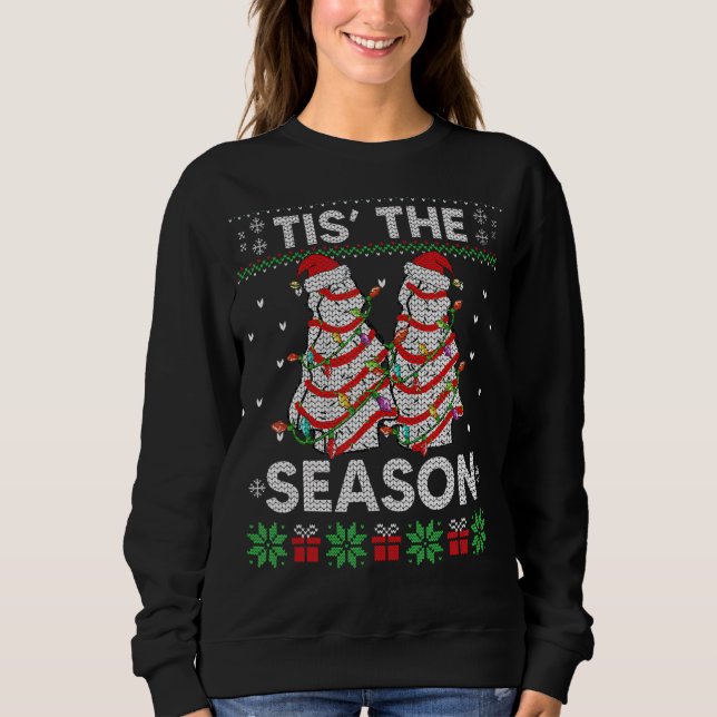 Sudadera El árbol de Navidad de temporada hace que Debbie B (Anverso)