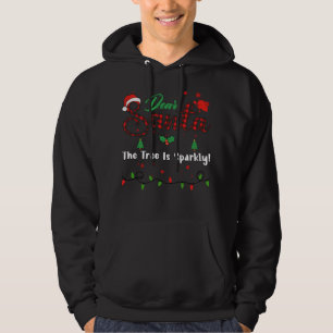 Sudadera El árbol es brillante a juego de Navidad querido S