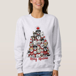 Sudadera El árbol navideño Woofmas