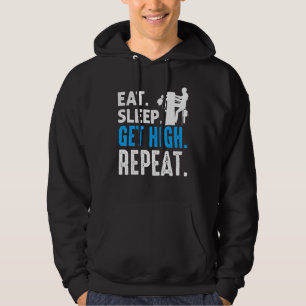 Sudadera El Arborismo Que Duerme Se Alza A Repetir Lumberja
