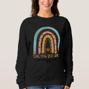 Sudadera El arco iris que enseña en segundo grado está de v