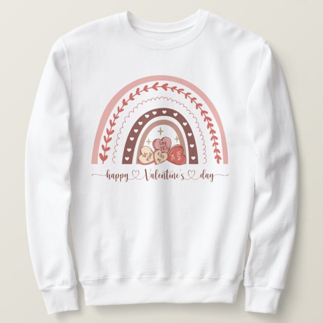 Sudadera El arcoiris de San Valentín | Valentine Gift | Val (Anverso del diseño)