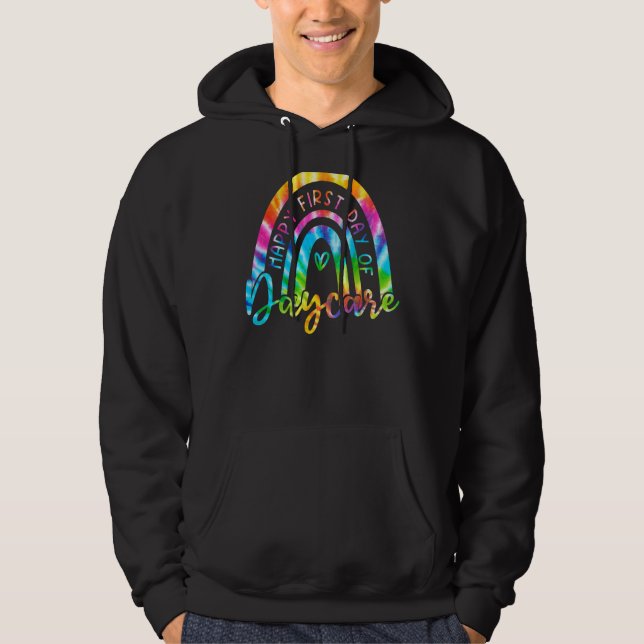 Sudadera El Arcoiris De Teja Feliz Primer Día De La Guardia (Anverso)