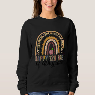 Sudadera El arcoiris del leopardo boho 120 días de 4º grado