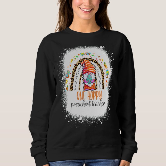 Sudadera El arcoiris del leopardo de Pascua, un amamantado  (Anverso)