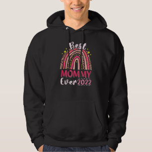 Sudadera El arcoiris del leopardo rosado es la mejor mami d