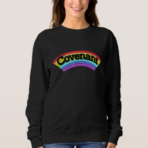 Sudadera El arcoiris, el amor eterno, la paz cristiana