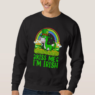 Sudadera El arcoiris gracioso me besa a mí soy la mula irla