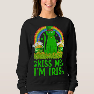Sudadera El arcoiris me besa, soy un gato siamés irlandés S