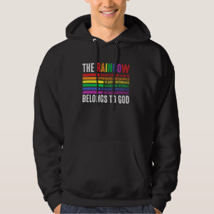 Sudadera El Arcoiris Pertenece A Dios