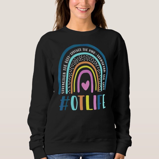 Sudadera El Arcoiris Terapéutico Ocupacional Fortalece El C (Anverso)