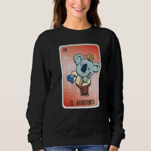 Sudadera EL Arquitonto Mexicanos Cargos de Bingo en Jerga