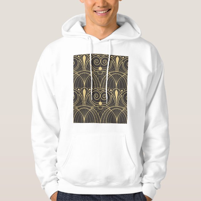 Sudadera El Art Deco El Lujo De Las Baldosas Geométricas. (Anverso)