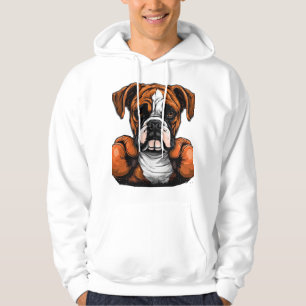 Sudadera El arte de diseño de BoxerLoveK9