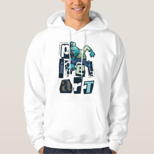 Sudadera El arte de los píxeles y el monstruo
