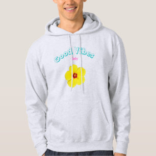 Sudadera El arte del hibiscus amarillo sólo es bueno