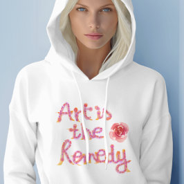 Sudadera El arte es el remedio para la mancha de camiseta