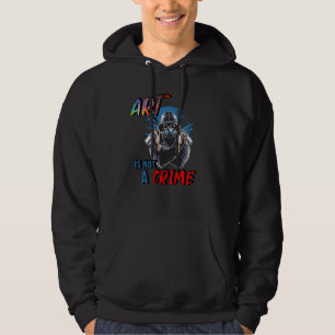 Sudadera El arte no es un crimen