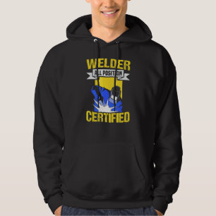 Sudadera El artesano metalizado Meme Welder todas las posic
