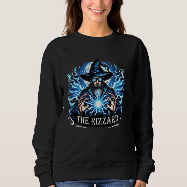 Sudadera El asistente Rizzard Funny Rizz Spels Meme Rizzler (Anverso)