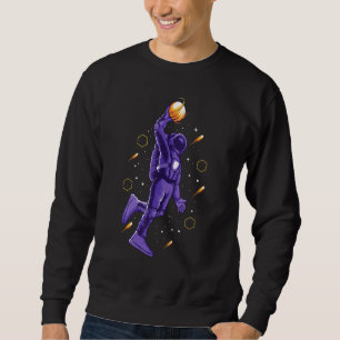 Sudadera El Astronauta Slam Dunking Está Fuera De Este Mund