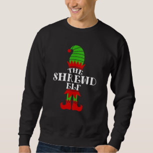 Sudadera El astuto duende de Navidad para familia y compañe