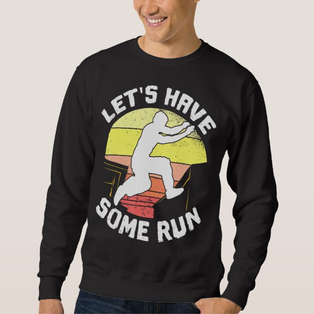 Sudadera El atleta del Parkour Freerunning Traceur Les tien (Anverso)